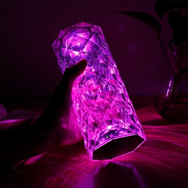 Diamond Rose Lamp