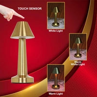 Golden Cone Lamp