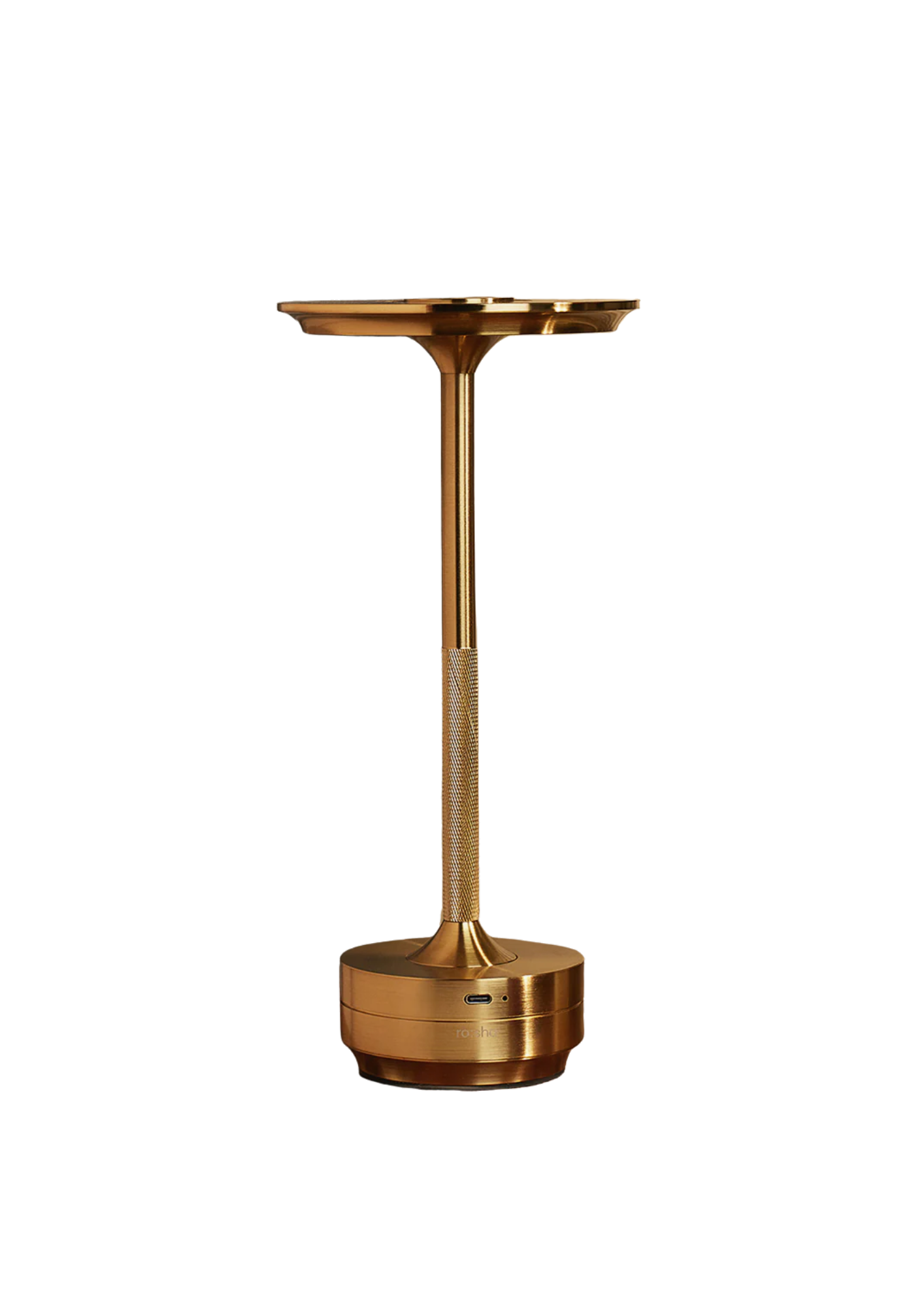 Golden Pedestal Lamp