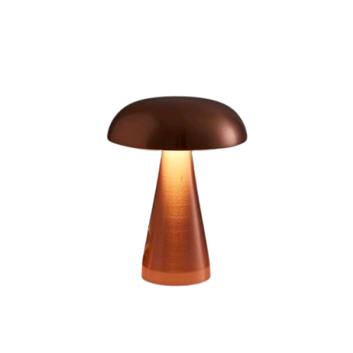 Copper Mushroom Lamp