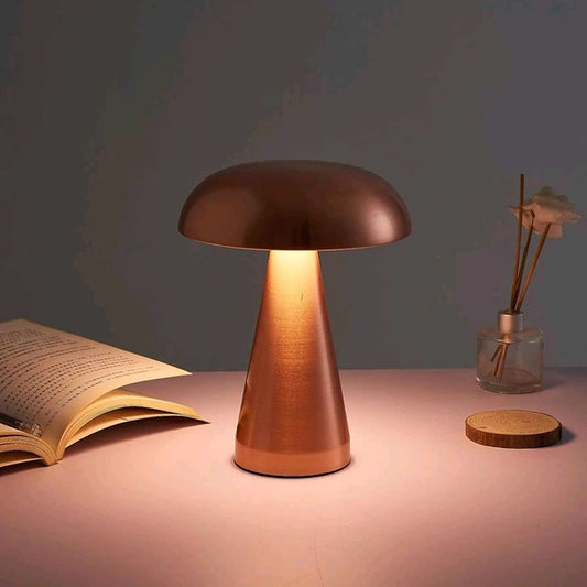 Copper Mushroom Lamp